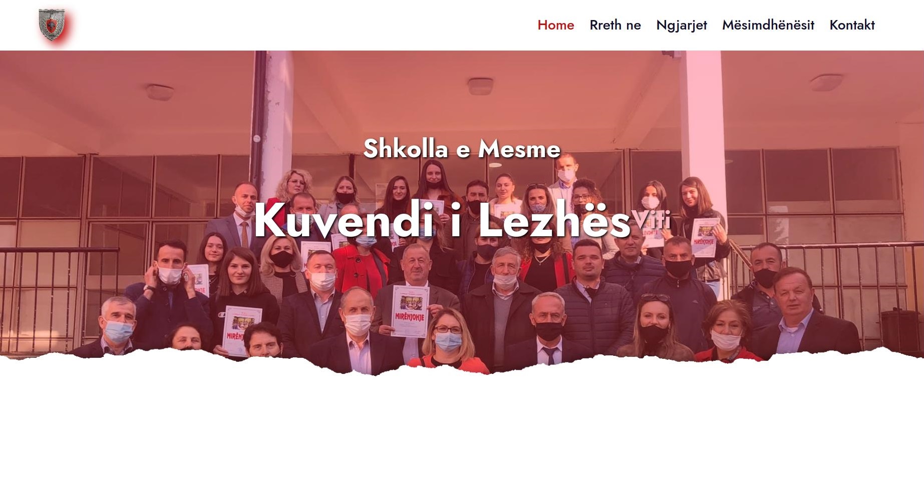 Gjimnazi Kuvendi Lezhes Website by Lorik Jashari