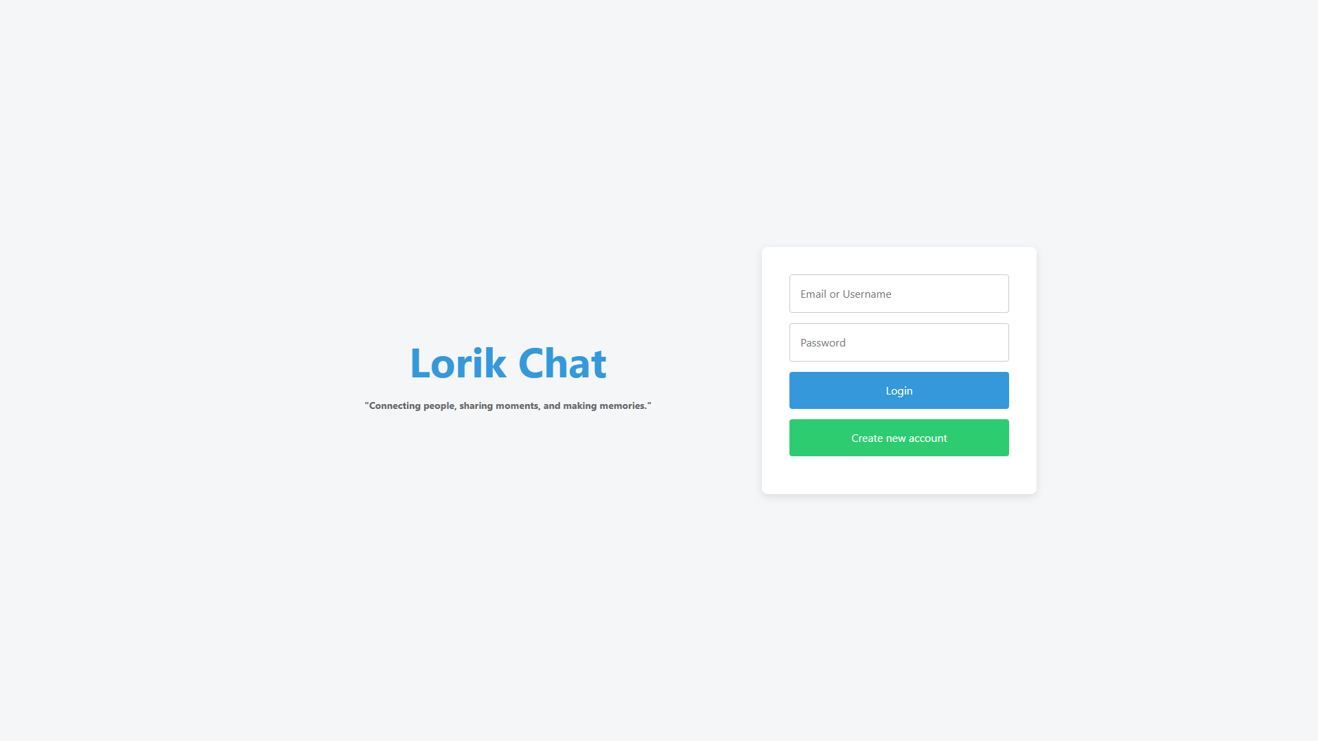 Lorik Chat Project by Lorik Jashari